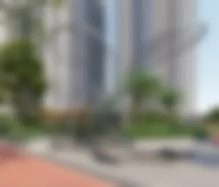 Streetscape and walkways at Embassy Origins, Yelahanka, Bangalore